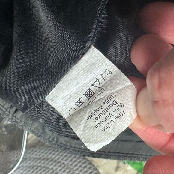 J crew The Pencil Skirt size 0 charcoal Wool blend women’s - Picture 5 of 5